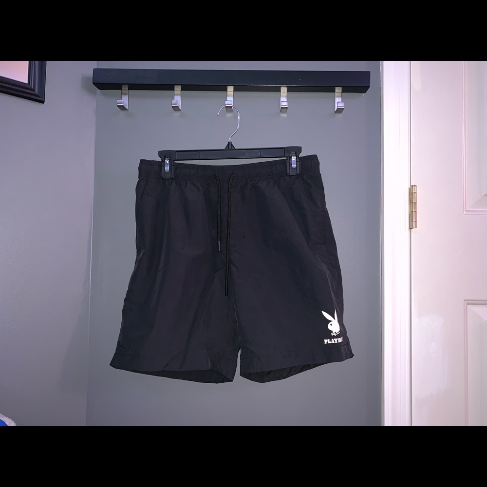 Black Playboy Shorts